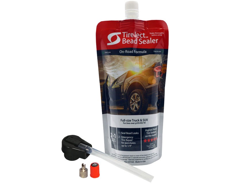 TireJect Automotive Full-Size Truck/SUV 2-in-1 Tire Sealant & Bead Sealer Kit for tire Repair of leaks and punctures - Image 1